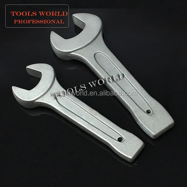 chrome or black ring and open finish hammer spanner