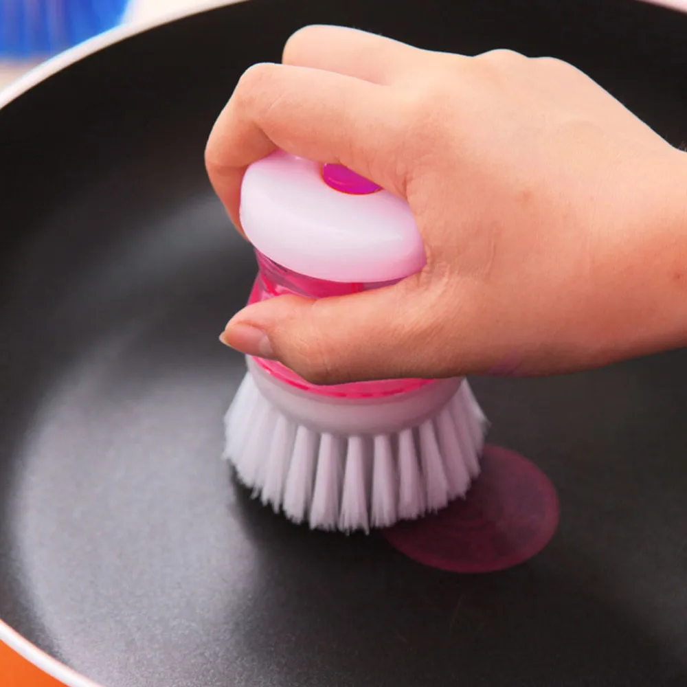 2016 NEW Hydraulic washing pot multicolor kitchen gadgets Wash Tool Pan Dish Bowl brush Scrubber glove Cleaning brushes Cleaner