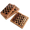 Classic Wooden Folding Travel Chess Board Game