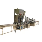 Ce Automatic Liqudi Filling Paste Piston Pump Ketchup Filler Machine Ketchup Tin Can Bottles Capping Labeling Machine