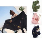 stock mutil-color long soft pashmina wrap scarf women hijab