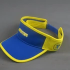 China supplier custom 100% polyester sun visor cap with 3D embroidery
