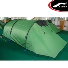 3 Person Large Waterproof Aluminum Outdoor Hiking Equipment Custom Printed Tent Camping