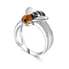 2019 Fashion Design Jewelry 925 Silver Ring Bee Ring Send Girl Gift