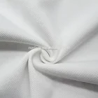 100% Polyester Lycra Microfiber White Sportswear Fabric