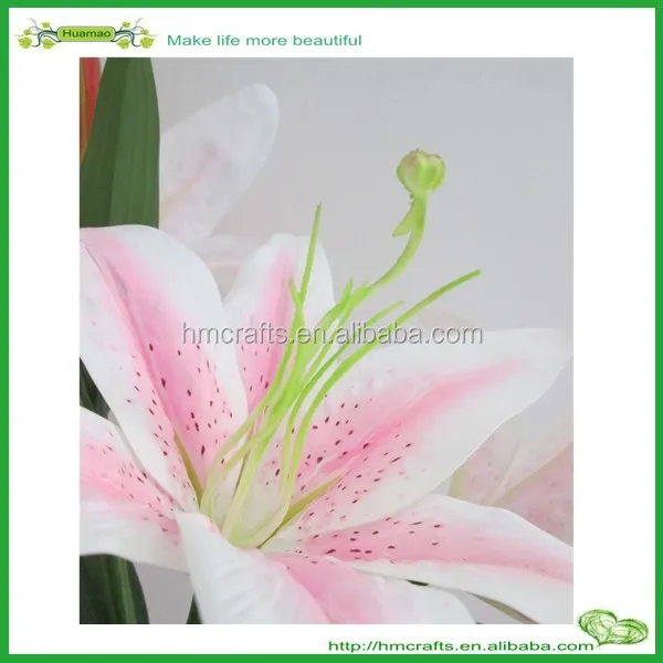 china lily decorative handmade artificial flower making