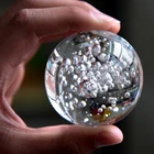 Brilliant crystal air bubble crystal ball glass bubble ball for garden decoration