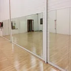 Silver Glass 6mm Glass Wholesale 4mm 5mm 6mm Silver Mirror Glass Sheet For Gym Dancing Studio Mirror
