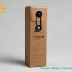 One-Stop Service Design Kraft Exclusive Design Customized Kraft Paper Carton Cardboard Gift Boxes for Wine Bottle