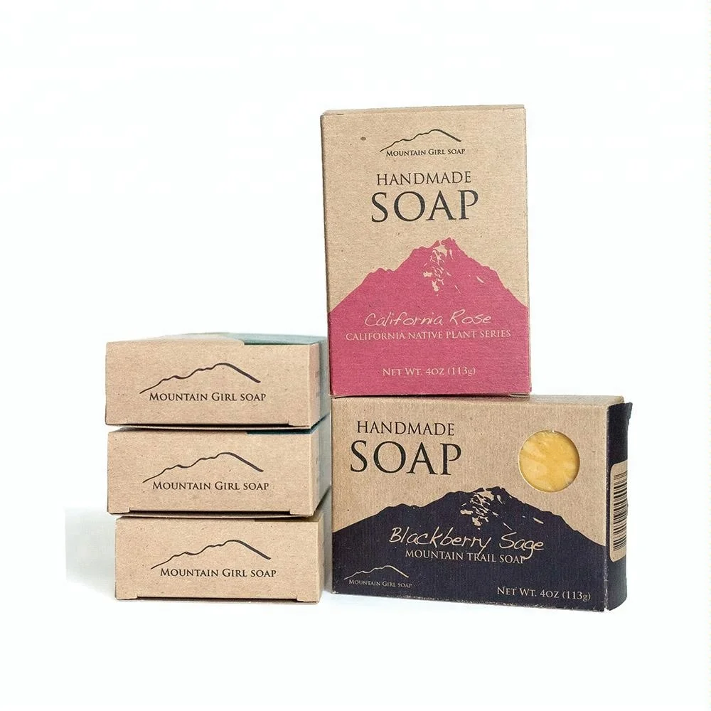 custom luxury package soap carton folding paper box packaging