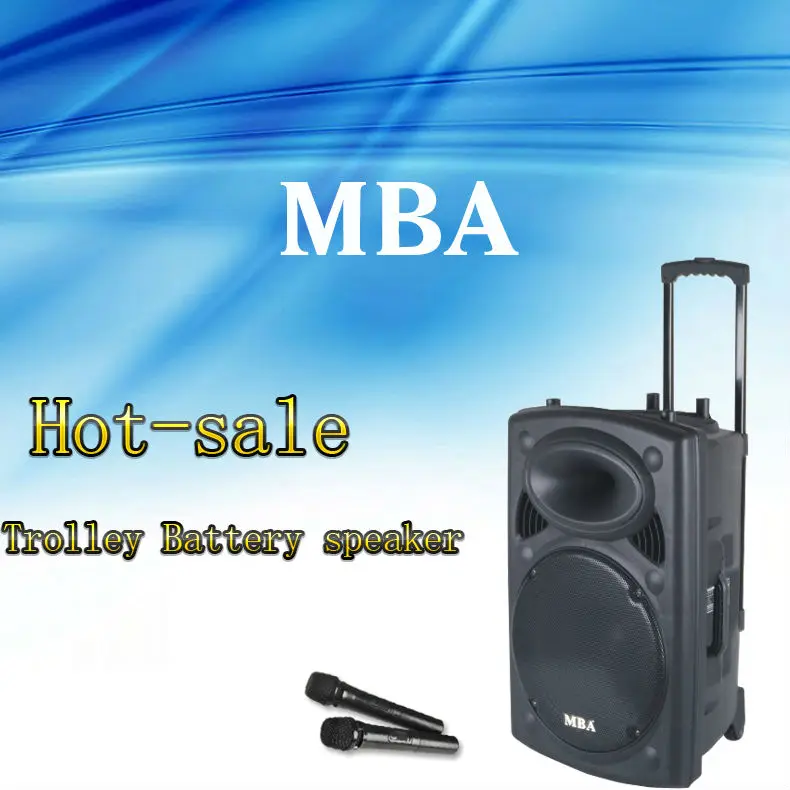 MBA factory Professional trolly woofer speakers bass 12 inch speaker with bluetooth system and remote control - ANKUX.COM