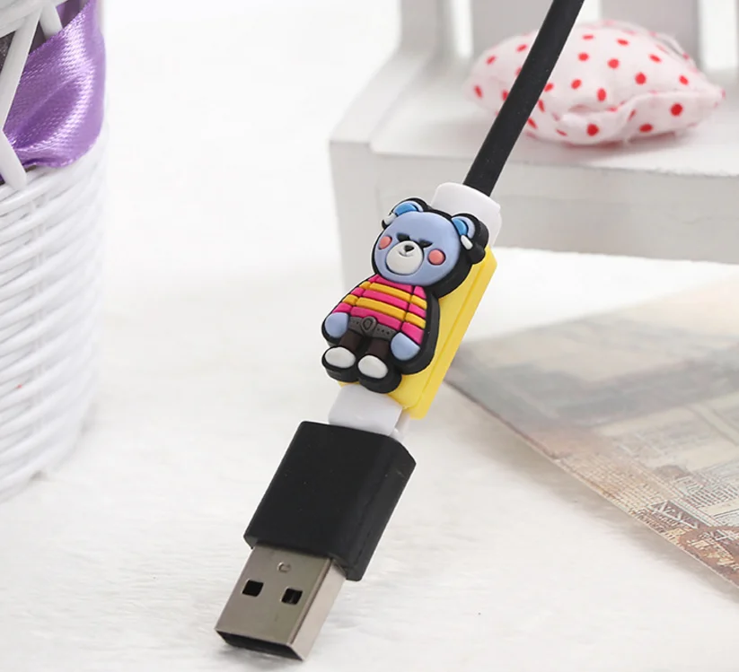 RISHUN Mobile Phone Accessories Practical USB cable protector and cable winder sets - ANKUX.COM