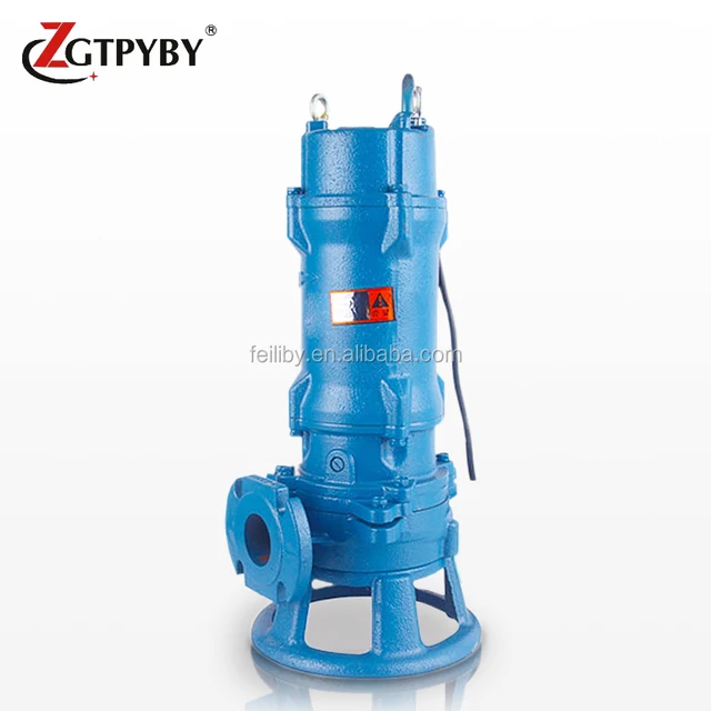 7.5 kw electrical centrifugal copper wire cutting submersible moto pumps for waste water