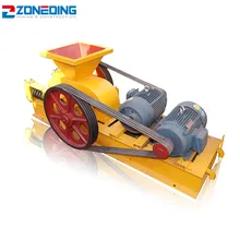 High efficient double roll crusher industry mining tooth roller crusher