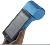 Cheap nfc handheld android system mini credit card pos terminal machine with embedded printer and qr scanner