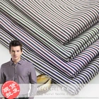 hairline stripe polyester cotton woven shirting fabric for men's shirt