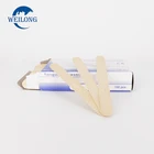 Birch wooden tongue depressor packed in bulk