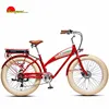 26 Inch Electric Beach Cruiser Bicycle With Lithium Battery