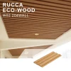 Rucca WPC/PVC Wood and Plastic Composite New Waterproof and Anticorrosive Interior Wall Cladding Panel 204*16mm
