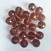 glass beads manufacturer 8mm faceted rondelle cabochon pear crystal beads for jewelry making multi color chandelier