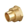 Good price factory sale female straight brass solder fitting for copper pipe