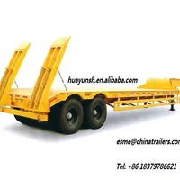 China Manufacture Construction Machinery Transportation Lowbed