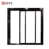 cheap aluminium horizontal glass sliding double panel window door price list