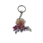 Acrylic Key Chain With Anime Printing For Promotional Gift