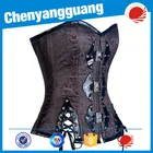 CYG-Woman sexy Lingerie Boned Corset Lace Up & G String