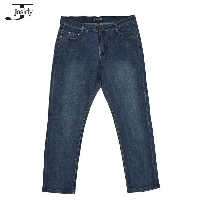 38-52 Size Mens Fashion jeans men pants Elastic Full Length Denim mens jeans Brand Straight Casual jeans homme No.14011