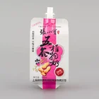 Hot selling Side Gusset plastic pouch Yogurt And Milk Pouch liquid bag with spout made in factory