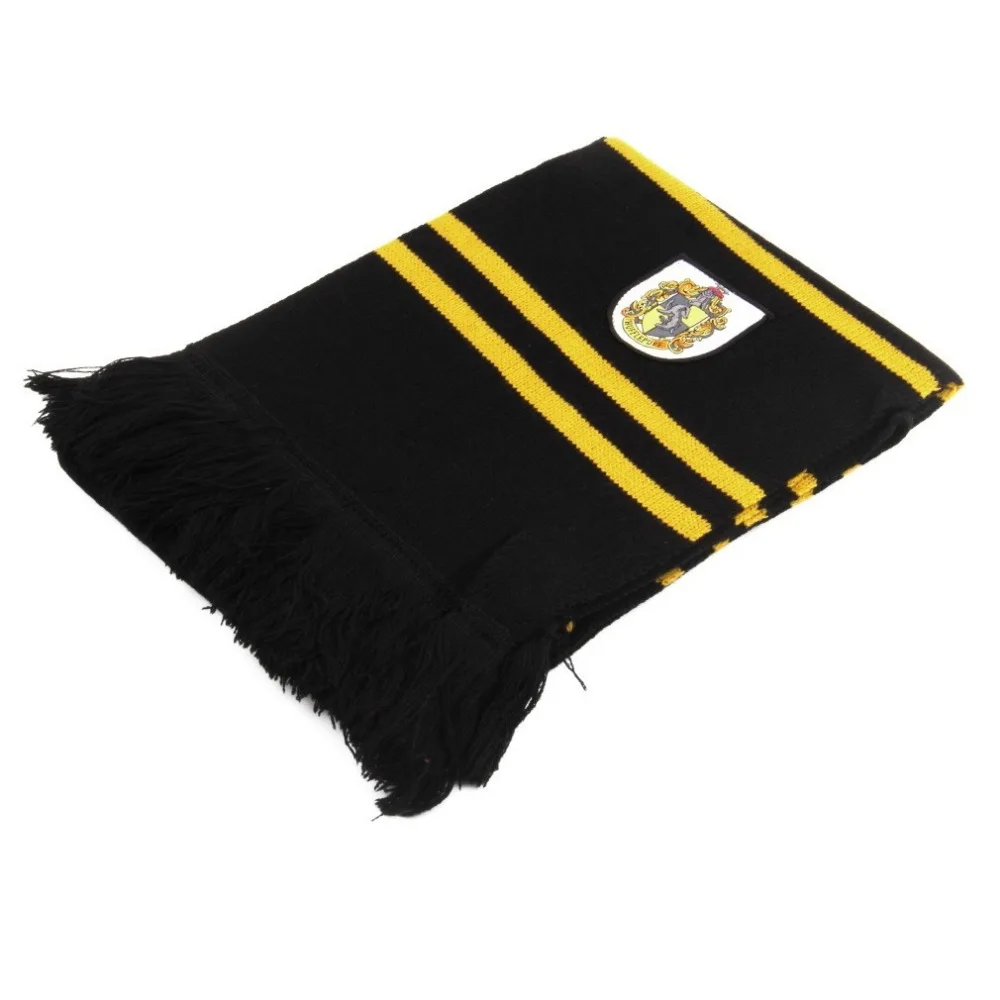 Cosplay Harry Potter Gryffindor Wool Knit Scarves Wrap Soft Winter Warm Shawl US