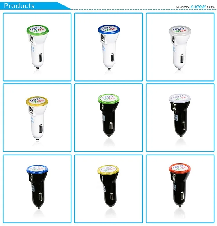 type c car charger aluminium