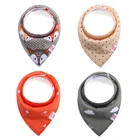 Wholesale Lovely Organic Cotton Baby Bandana Drool Bib