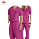 Cheap Hospital Staff Uniforms Medical Private Label Scrubs for Hospital