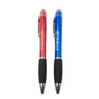 High End UV Engraving Logo Customized Printed Promotional Plastic LED Light Stylus Pen