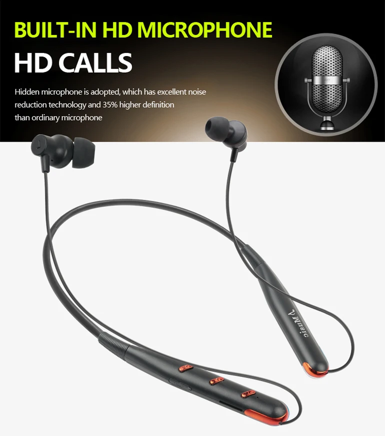 Sport Neckband Type Csr4.0 Wireless Headphones Earphone - ANKUX.COM