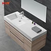 Badezimmer Banheiro Square Acrylic Resin Stone Wall Mount Bathroom Sink Wash Basin Lavabo
