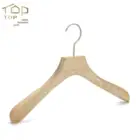 Customized Logo Heavy Duty Oak Wooden Hanger Coat