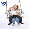 Wood Tree Swing and Rope Playground Swingset outdoor Swing Seat
