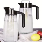 Big Capacity New Borosilicate Glass Iced Coffee Maker Cold Brew in 1400ml