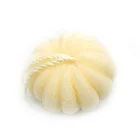 60 Grams Yellow Individual Package Bath Sponge Exfoliating Loofahs Pouf Shower Ball