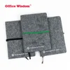 New Products School Office Paper Felt Cover Premium Notebook For Christmas Gift book