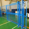 Warehouse powder coated wire mesh security partition fences