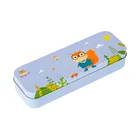 Cheap Wholesale Kids Cute Stationery Pen Pencil Metal Tin Box Custom Printed Teenagers Plain Beautiful Tin Pencil Case