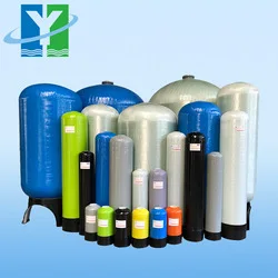 Réservoir de récipients sous pression de filtre à eau FRP de traitement de l'eau de différentes tailles