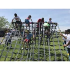 Intop customized durable UV stabilized polyester playground climbing net for children