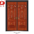 China wholesale market security high-quality steel plate wood veneer armored door