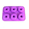 Non-Stick Silicone 6-Cavity Donut Baking Mold