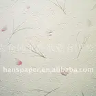 specialty handmade paper with petals and leaves